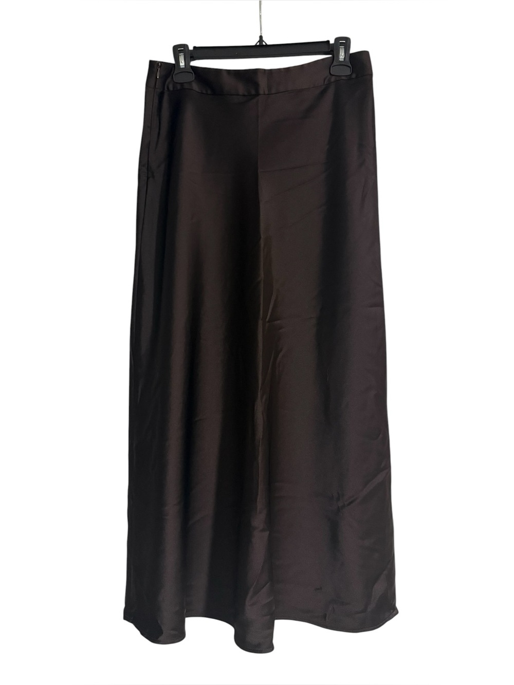 J. McLaughlin Brown Slip MIDI Skirt Size 6 - Picture 3 of 6